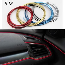 5M New Chrome Car Strip DIY Door Strip Trim Interior Moulding Trim Strip Line