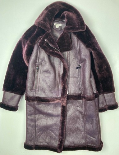 NWOT Whistles Longline Faux Fur Biker 