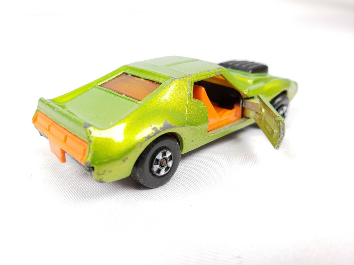 Vtg 1972 Matchbox Lesney Superfast #9 AMX Javelin Green w Rare