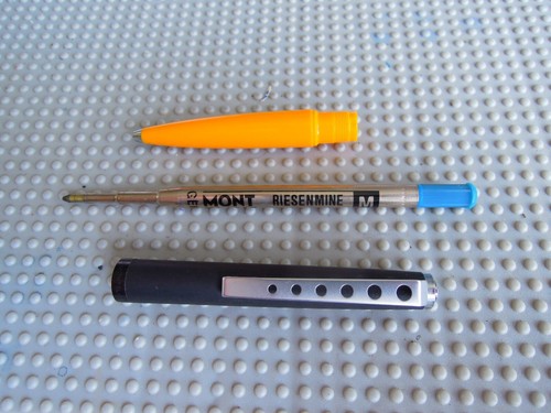 BEAUTIFUL YELLOW/ BLACK CAP MONTBLANC CARERRA FOUNTAIN PAN AND BALLPOINT SET!! - 第 11/12 張圖片