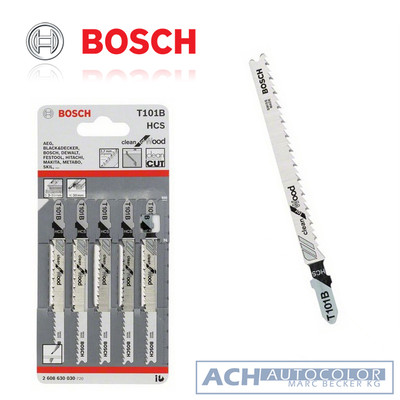 Lame De Scie Sauteuse T 301 CDF Pack De 5 Bosch 1 PCS | Leroy Merlin