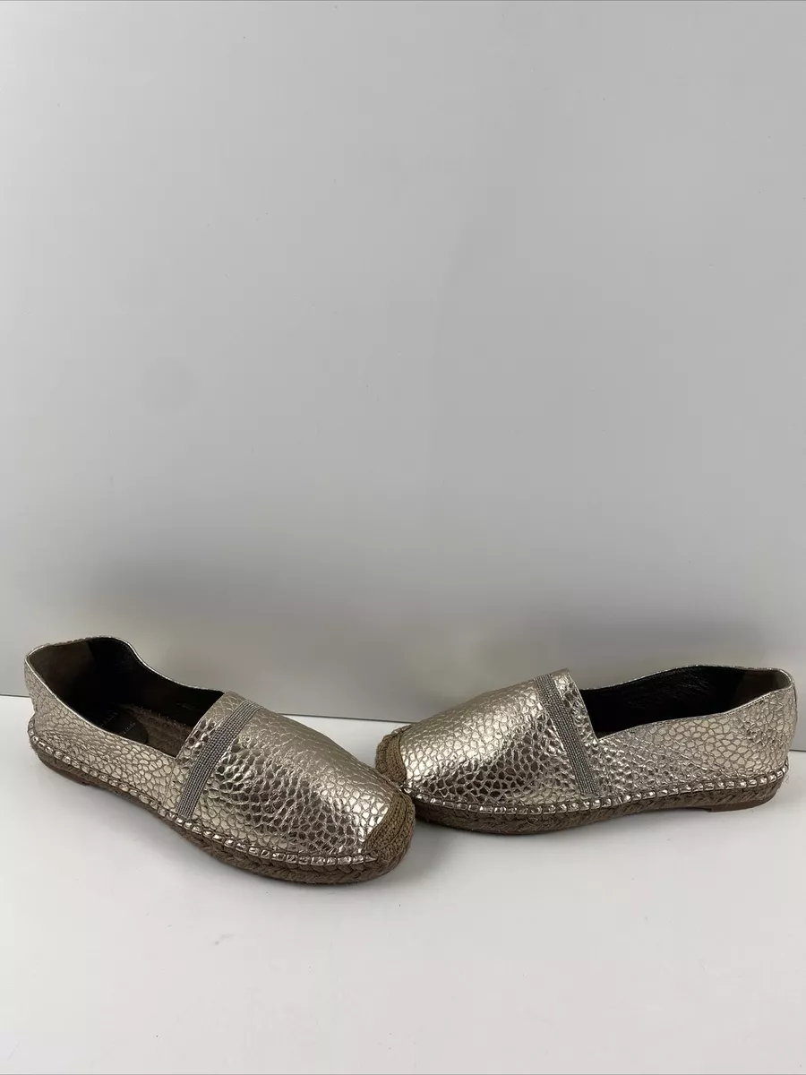 Brunello Cucinelli Monili-detail leather ballerina shoes - Pink