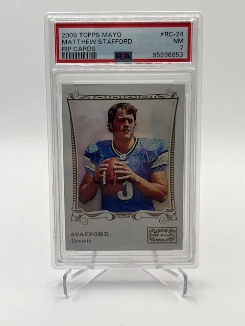 Matthew Stafford Topps Mayo Rip Cards #RC24 Base
