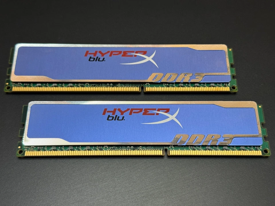 Kingston HyperX BLU 8GB Kit 2 x 4GB DDR3 1333MHz RAM KHX1333C9D3B1K2 8G - Image 2 of 2