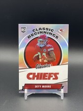 2022 Classics SKYY MOORE Rookie RC Classic Beginnings Silver Chiefs