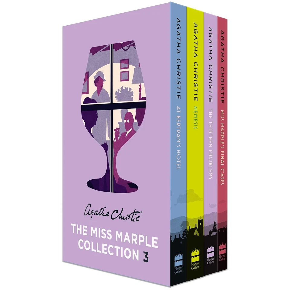 Miss Marple Complete Mysteries Series Books 1 - 14 Collection Set The Murder at Foto 4 de 4