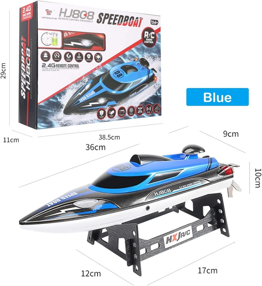 RC Boot Ferngesteuert – Hochgeschwindigkeits-Rennboot mit 35 km/h 🚤 - Bild 2 von 4