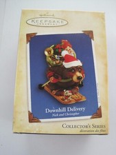 Hallmark Keepsake Ornament Collector's Series Downhill Delivery 2004 AU