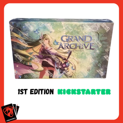 Grand Archive Dawn of Ashes Kickstarter 1st Ed Booster Box Brand New Sealed