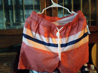 Amazon Essentials Men's Swim Shorts Orange (M)32