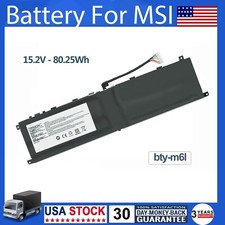 BTY-M6L Battery 80.25Wh For MSI GS65 GS75 Stealth 8SE 8SF 8SG 8RF 9SD Creator US