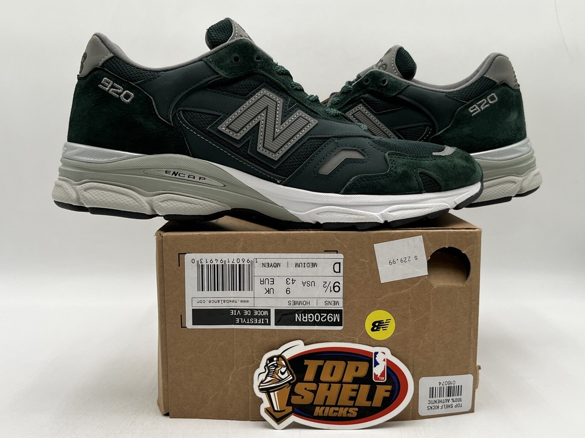 New Balance 920 Made In England Green Grey 2023 Size 9.5 New Balance 920 Made In England Green Grey 2023 Size 9.5
