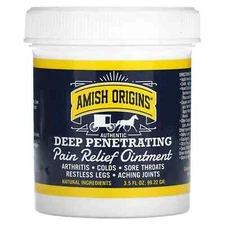 Amish Origins Authentic Deep Penetrating, Pain Relief Ointment, 3.5 fl oz