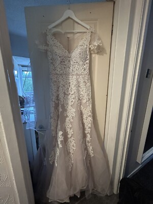 Stella York Wedding dress, Veil Dress Size RRP £1200