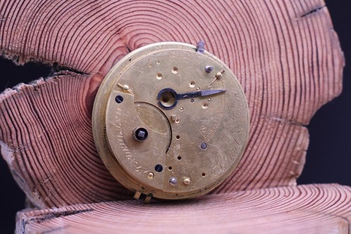 ISRAEL JACOBS 7852 SUNDERLAND KEYWIND ENGLISH LEVER POCKET WATCH MOVEMENT (KD) - 第 2/5 張圖片