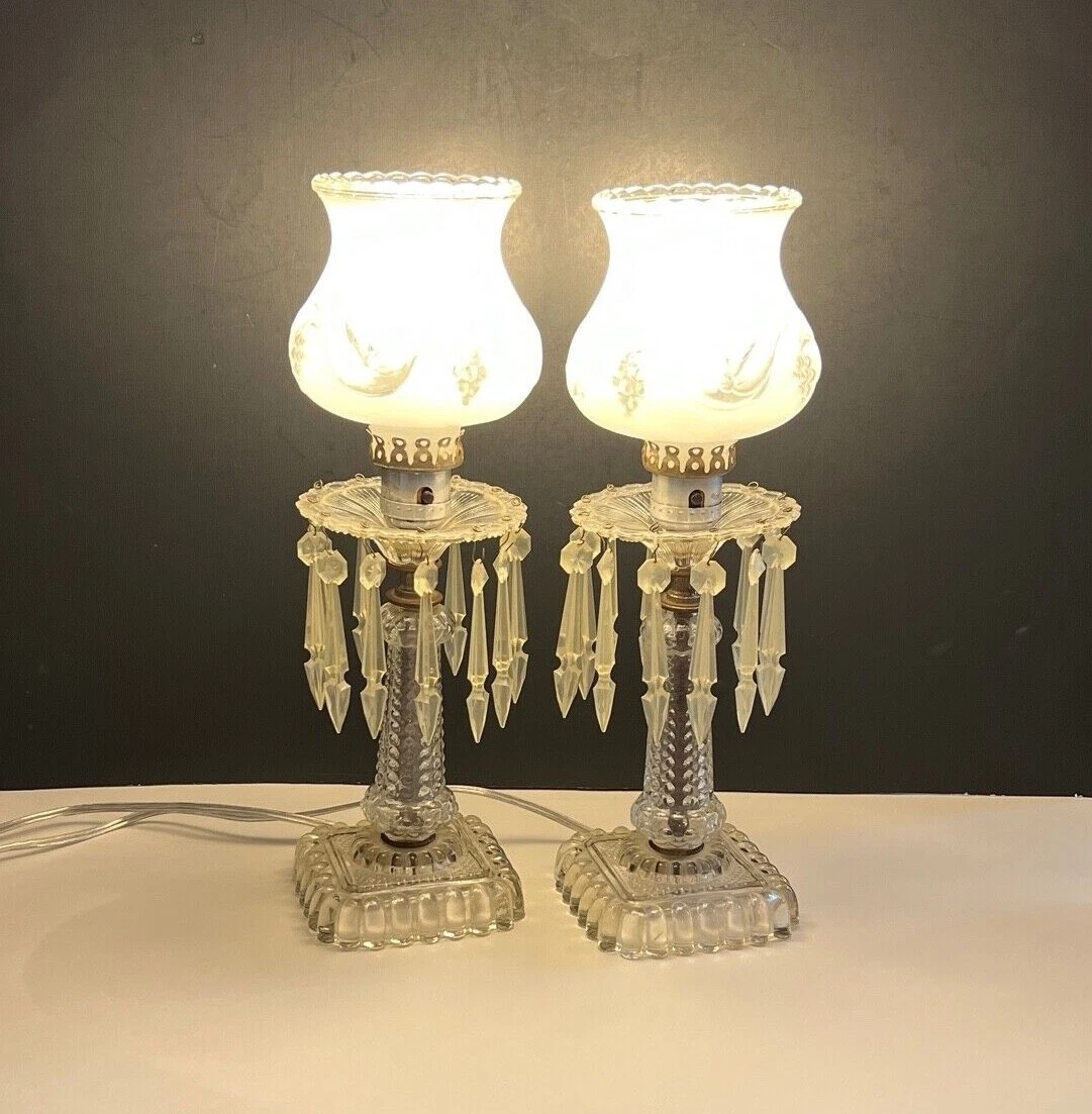 Boudoir lamps antique deals