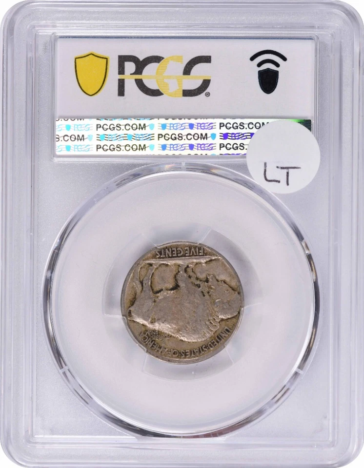 1917 Buffalo Nickel FS-401 2 Feathers VF30 PCGS - Image 2 of 2