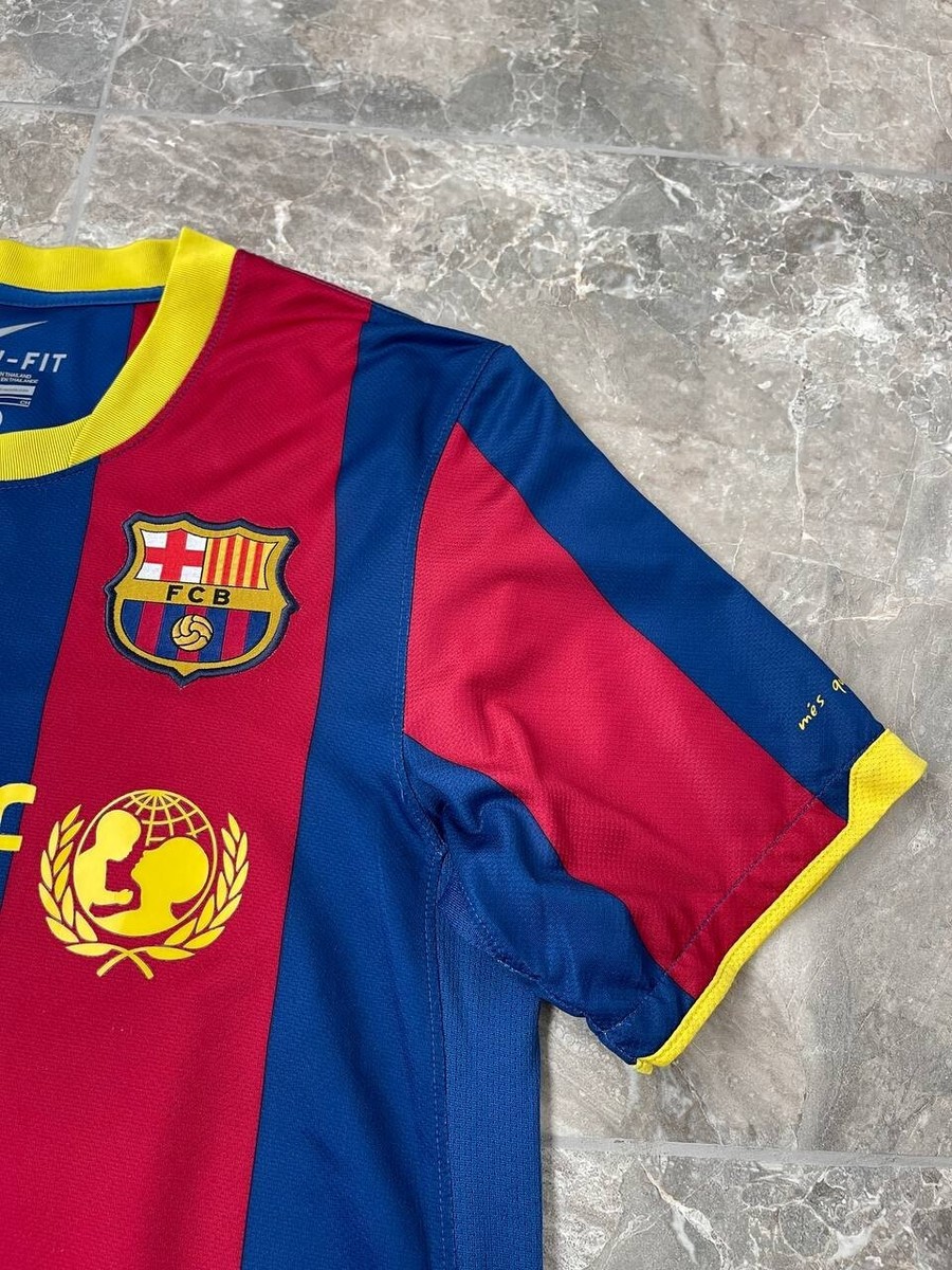 Maillot Domicile Barcelone 2010/11 Messi 10 - Taille S - Homme - Vintage