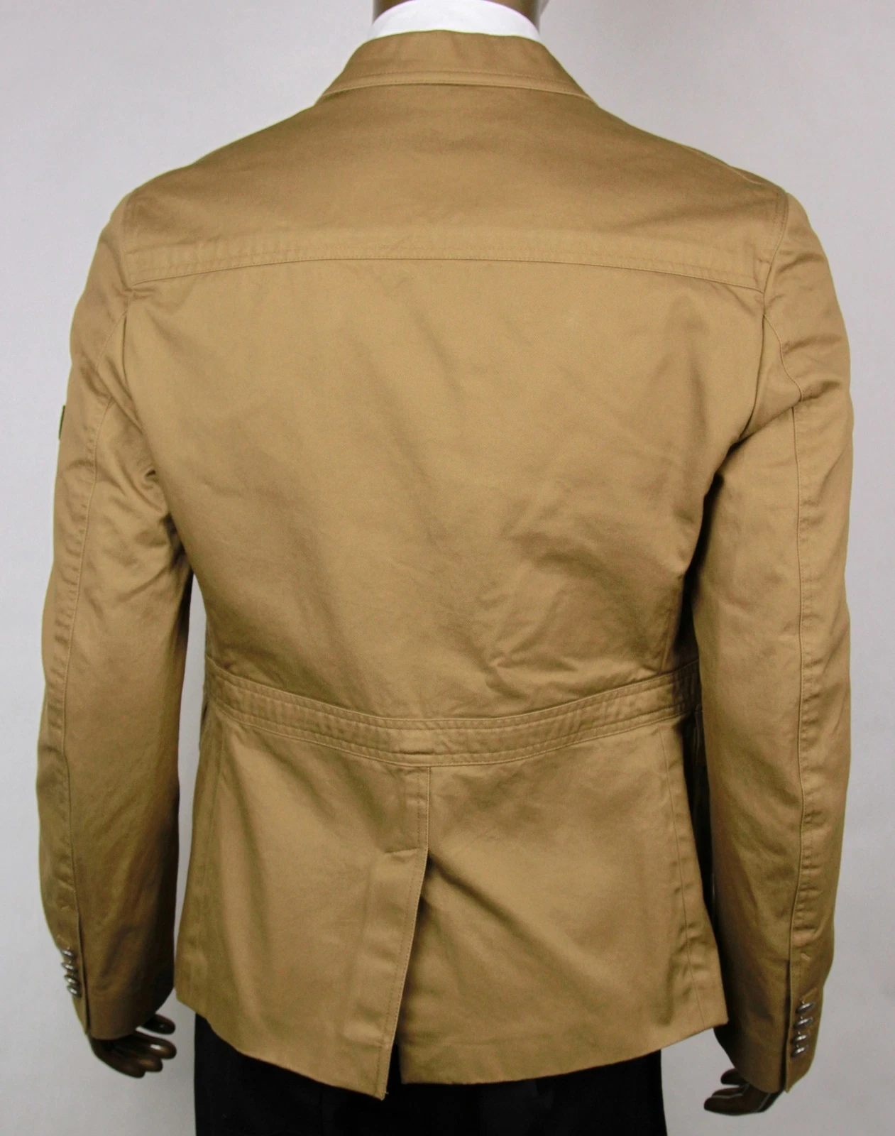 $2450 Nuova Autentica Giacca Gucci Uomo Marrone Chiaro 380724 2584