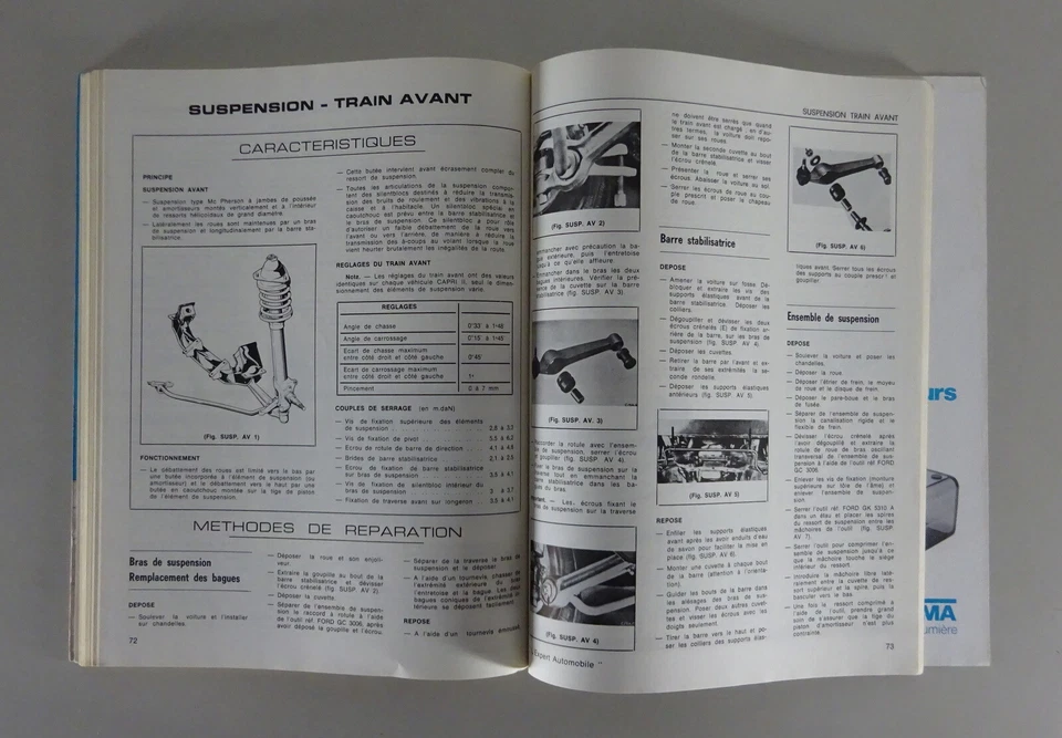 Manual De Reparación Del Experto Automotriz Ford Capri II Edición 04/1975 - Imagen 4 de 4