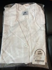 Women's Lab Coat White Sz 16 by Meta 37 in New Style 161-011-16 NWT 45
