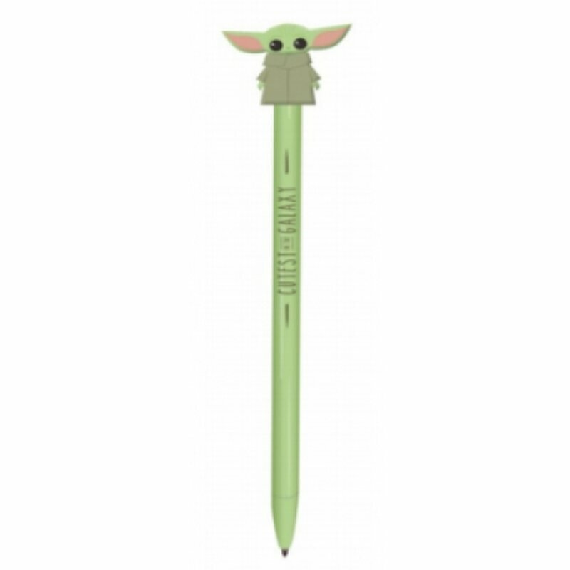 STAR WARS THE MANDALORIAN THE CHILD CUTEST IN THE GALAXY PEN & TOPPER YODA