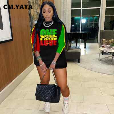 rasta mini dress One Love Rasta Long Sleeve Mini Dress