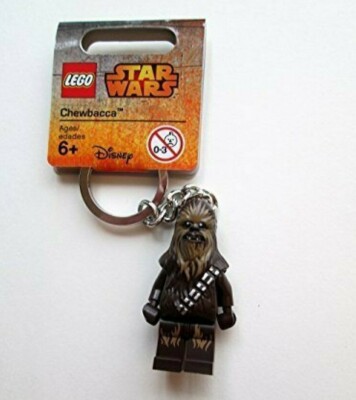 LEGO CHEWBACCA MINIFIGURE KEYCHAIN STAR WARS 853451 KEYRING KEY