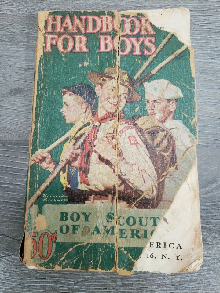 Vintage Lot Of 4 Boy Scouts Of America Illustrated Books & HANDBOOK - Image 3 of 4