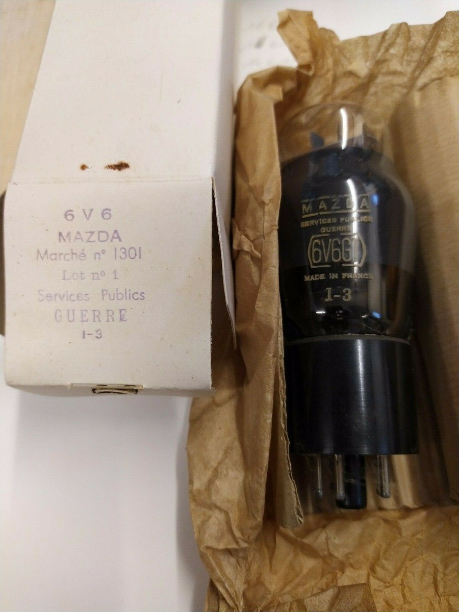 6V6 GT TUBE MAZDA MILITAIRE Nos 6V6GT CavI0 - Foto 5