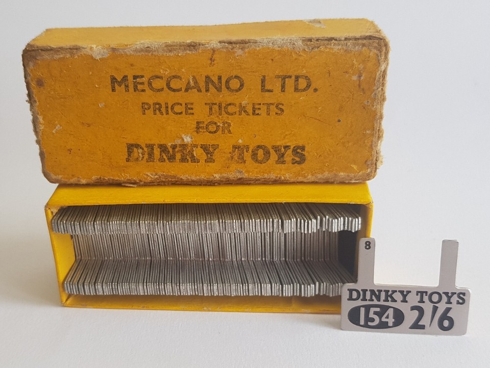 Raro Dinky Giocattoli No. 154, Hillman Minx,Originale Price tag 2' 6