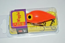 brad's wiggler wiggle wart 3" crankbait 3/8oz fluorescent red