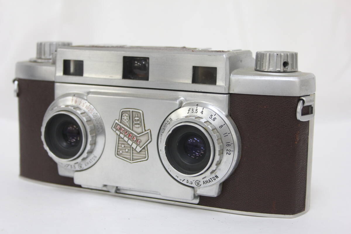 Revere Stereo 33 Wollensak 35mm F3.5 Vintage Camera V6326 Japan Import