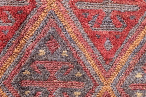 Vintage Hand Made Afghan Mushvani Oriental Red Wool Large Carpet 282x198cm - Picture 10 of 17