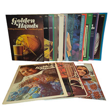 Golden Hands 1970's Knitting Dressmaking Needlecraft Guide 17 Total