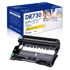 DR730 Drum Unit 1BK Compatible with Brother DR730 HL-L2370DW MFC-L2710DW Printer