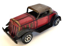 Vintage Marx Fire Chief Friction Action Toy Sedan American, Circa 1930