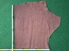 Rindsleder braun Velourleder ca.1,9-2,1mm dick Rindspalt zur Auswahl