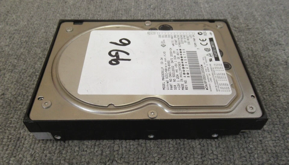 Fujitsu MAG3091LP CA01776-B350 9.1GB 10000RPM SCSI 2MB 3.5" Internal Hard Drive - Image 2 of 4