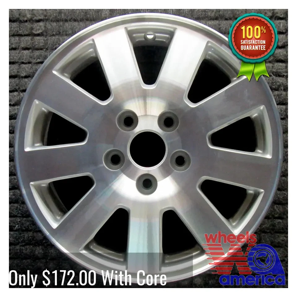 Aro de roda Ford Mercury Crown Victoria Grand Marquis 16 usinado de fábrica OE 3622 - Imagem 2 de 4