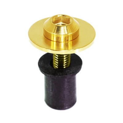 ZSPEC Clip-Replacement Fastener Solution, M5x22mm w/ Well Nut, Per Each Gold