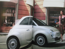 Fiat 500 Pop Lounge Sport 1.2 8V 1.4 16V 1.3 Diesel +Prezzi 7/2008 Catalogo