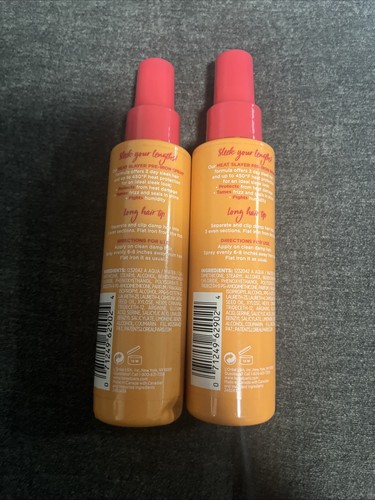 L'Oreal Paris Elvive Dream Lengths Heat Slayer Pre-Plancha Spray Sin enjuague 4,4 OZ X2 - Imagen 2 de 2