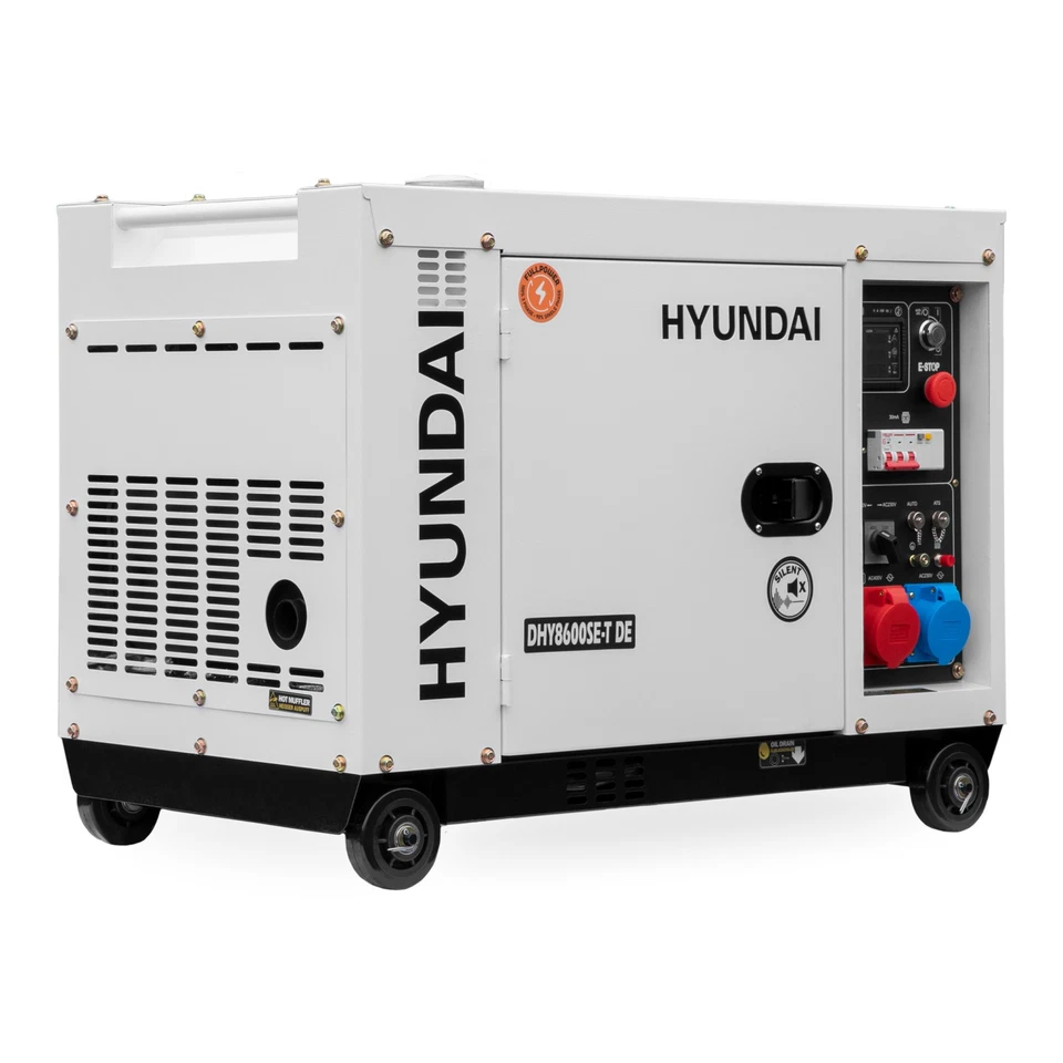 HYUNDAI Diesel Generator DHY8600SE-T D, Not-Stromaggregat, Stromerzeuger