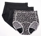 Breezies Set of 3 Leak Proof Full Brief Panties Black Pack Large A653697 NEW