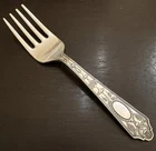 Adam By Lunt Sterling Silver Treasure Filigree Baby Fork 4 1/4"