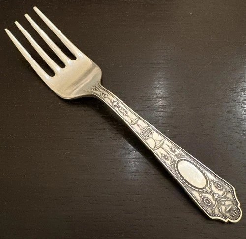 Adam By Lunt Sterling Silver Treasure Filigree Baby Fork 4 1/4"