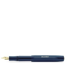 Kaweco Classic Sport Fountain Pen - Fine Nib, Navy Blue, Office Stationery