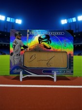 2022 Panini Absolute - Rookie Bat Signatures Bryan De La Cruz #151 /50 (AU, RC)