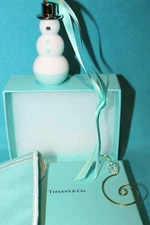 Authentic Tiffany & Co - Japan 3.5" Snowman Ornament in Box